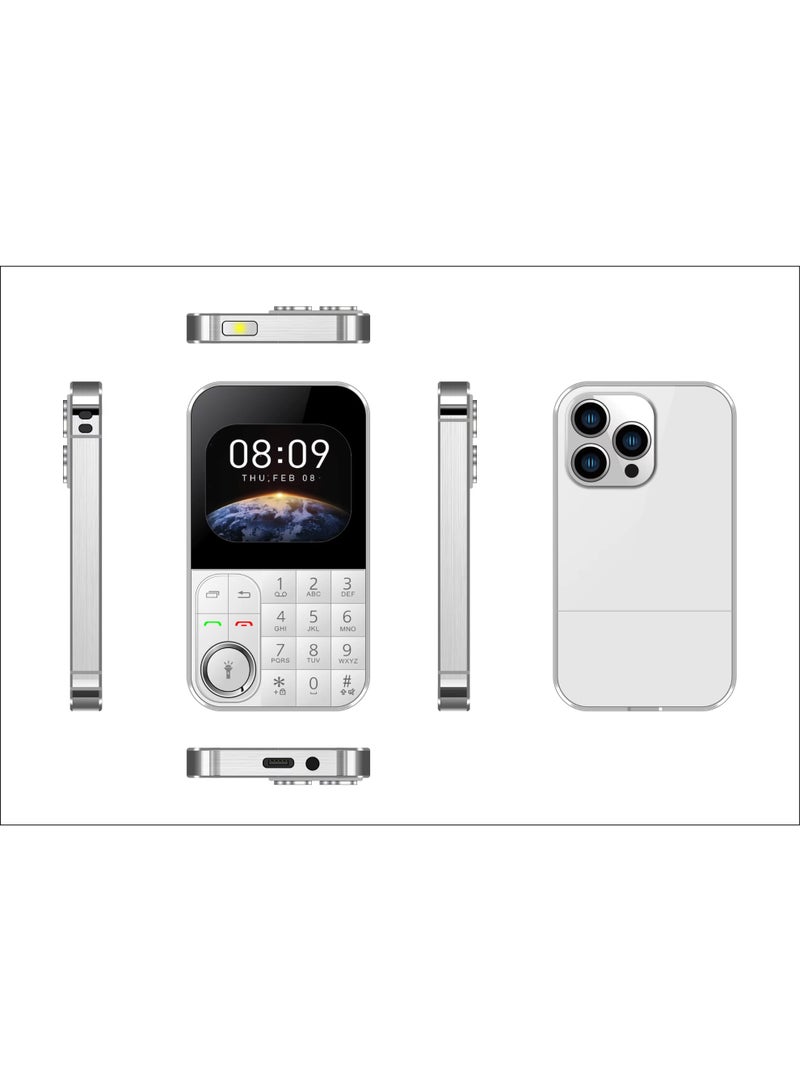 Hope Mini Mobile Phone with Dual SIM, 2.01 Inch Screen, Magic Voice, FM Radio, Blacklist Function, Type-C Charging, Compact Design - Image 2
